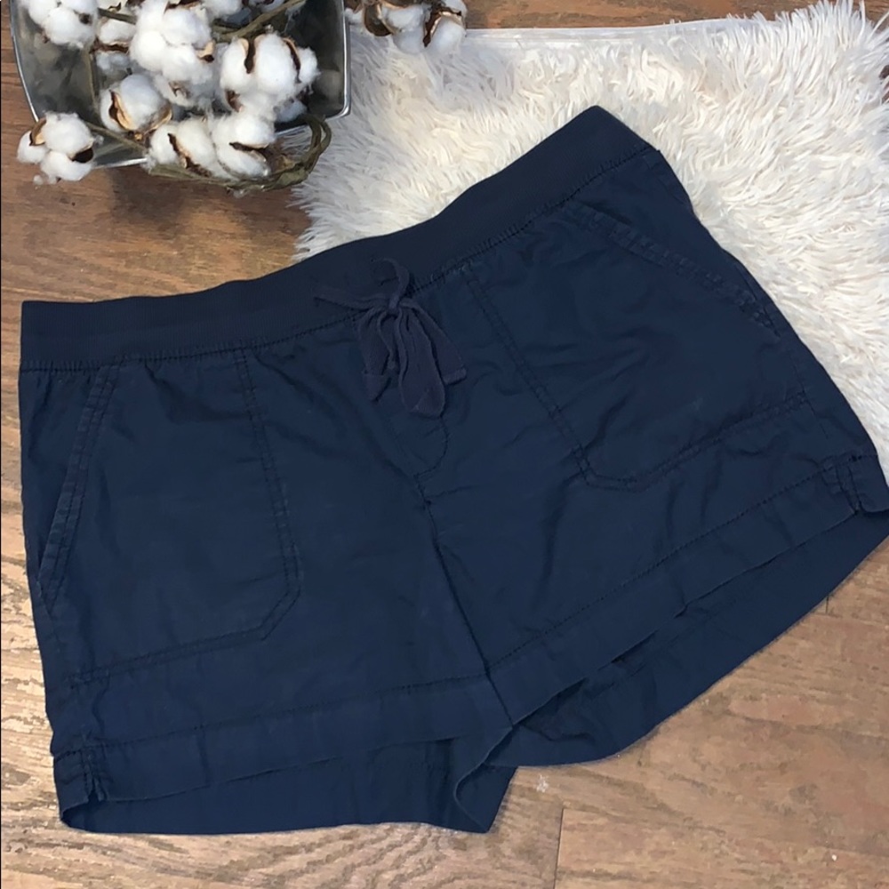 Faded Glory Navy Blue drawstring Shorts